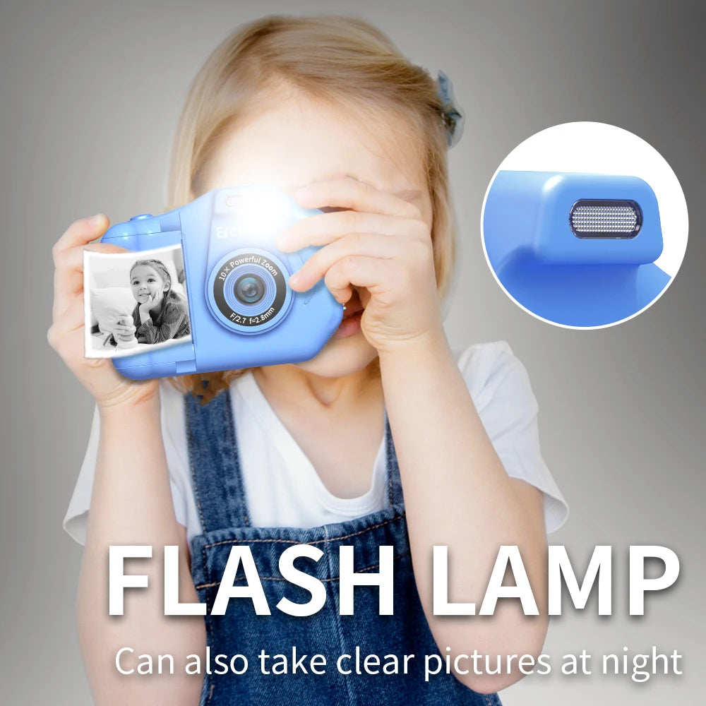 Children‘s Instant Printing Camera Kid Selfie Camera Kids Digital Photo Camera Video