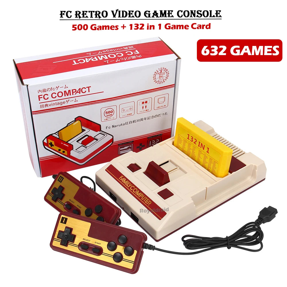 Best Video Game Console 500 Classic Games Family Computer TV Game Console Support