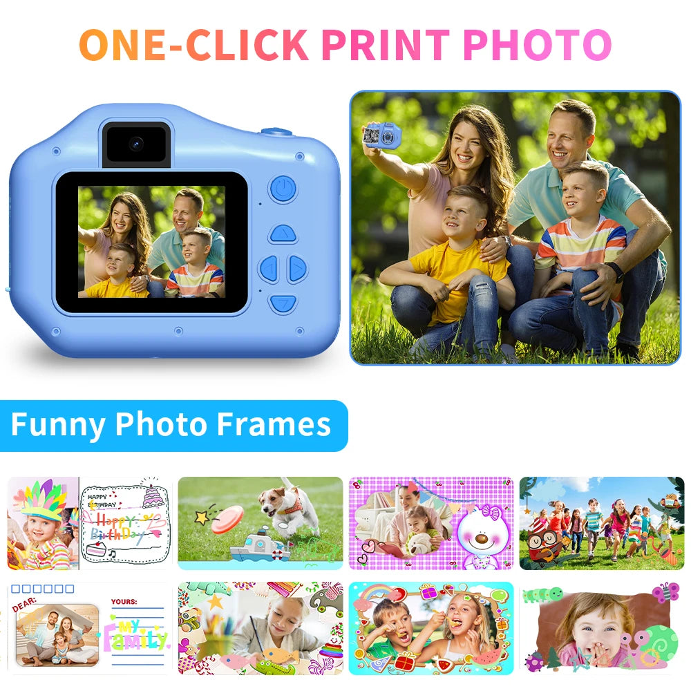 Children‘s Instant Printing Camera Kid Selfie Camera Kids Digital Photo Camera Video