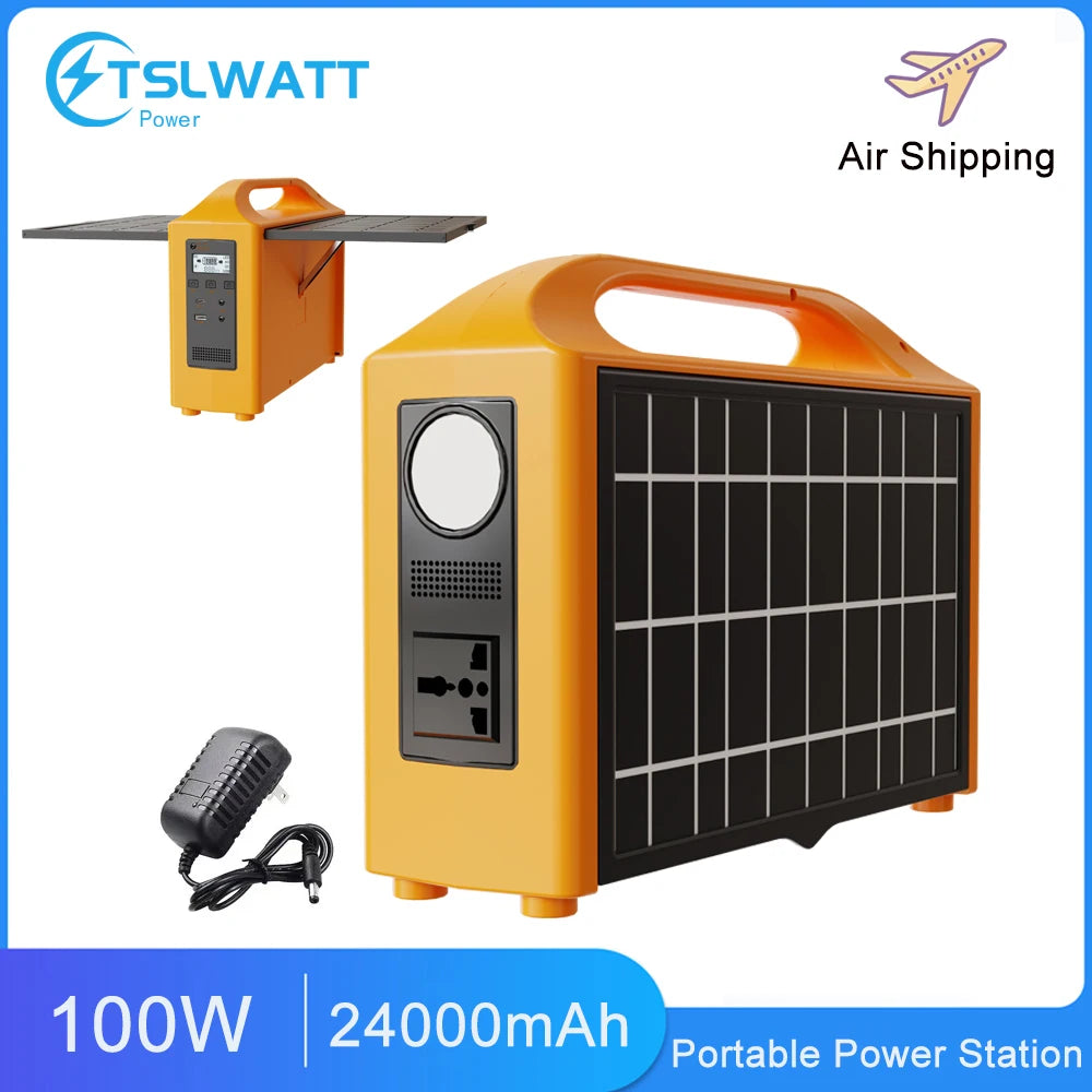 100W Portable Energy with Our Solar Power Station UPS Charging Stations Power Bank