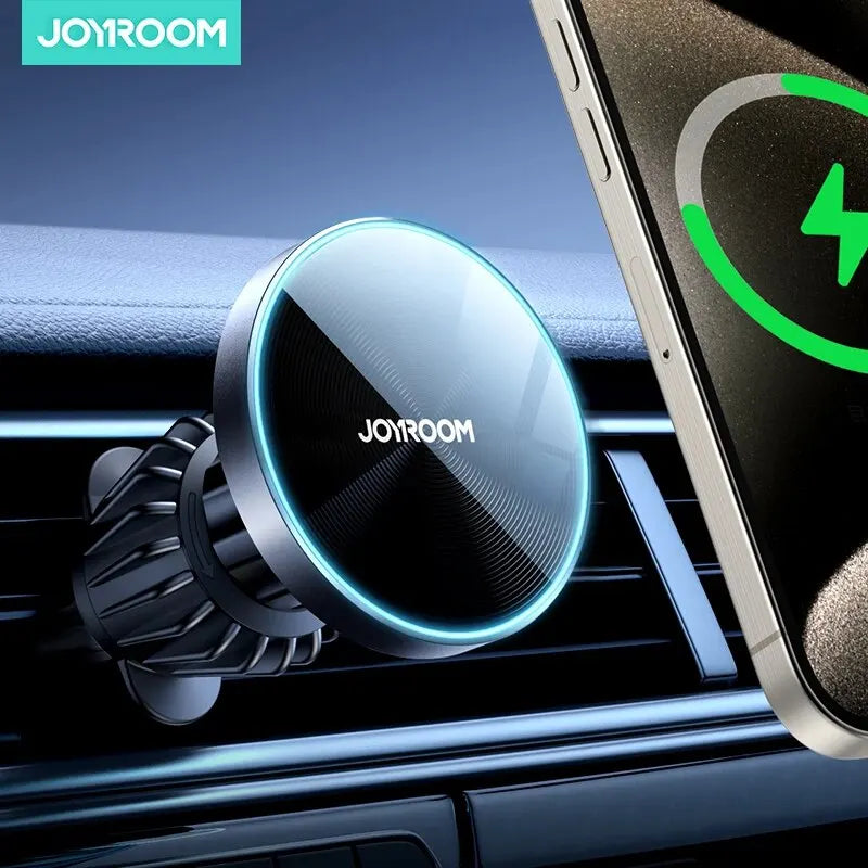 Magnetic Car Phone Mount Wireless Fast Car Charger for iPhone Holder