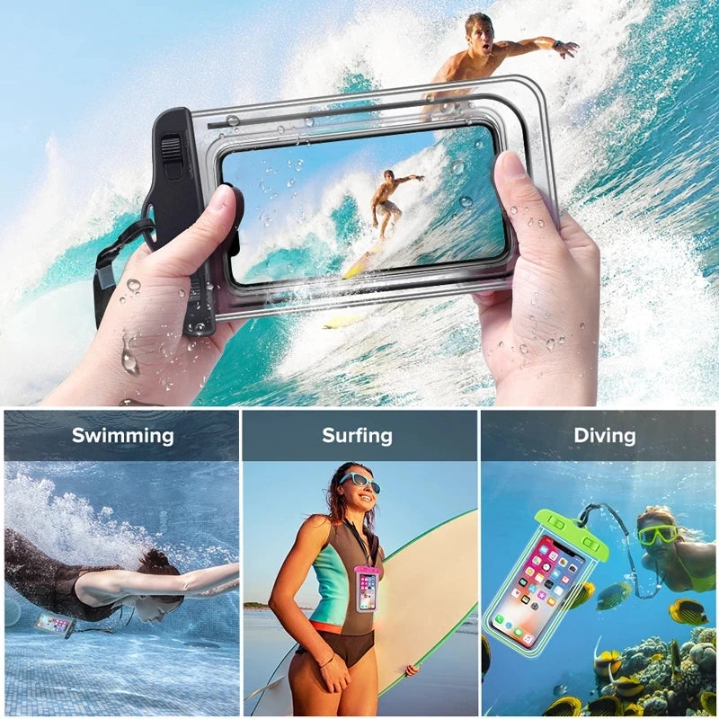 Waterproof Phone Case Swimming Water Proof Bag Underwater Phone Protector Pouch