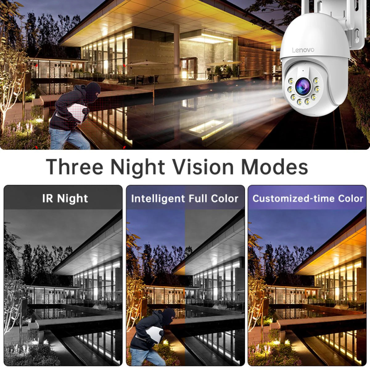 Best 360 Degree Outdoor Wireless Security Camera WIFI IP Camera CCTV