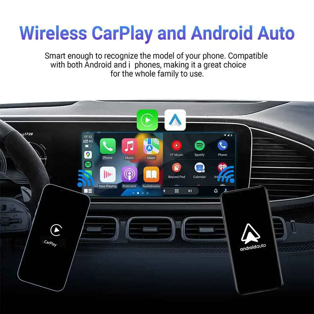 Play2Video PRO Wireless CarPlay and Android Auto Adapter Car Accessories for Kia Toyota