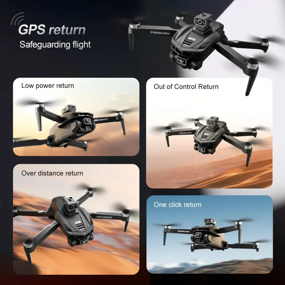 Xiaomi Mijia V168 GPS Drone 4K Professional HD Dual Camera 8K Dron Brushless Motor 5G WIFI FPV Foldable RC Quadcopter Helicopter