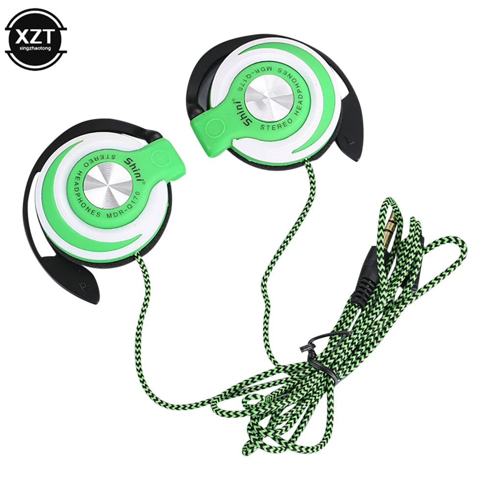 High Quality Wired Headphones Heavy Bass Headset Adjustable Ear hook Earphones