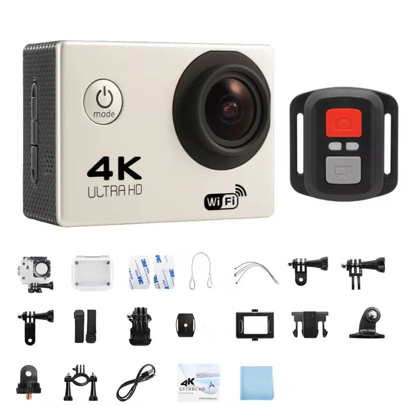 Best Waterproof Action Camera for Underwater 4K/30fps Helmet Video Recording Cameras