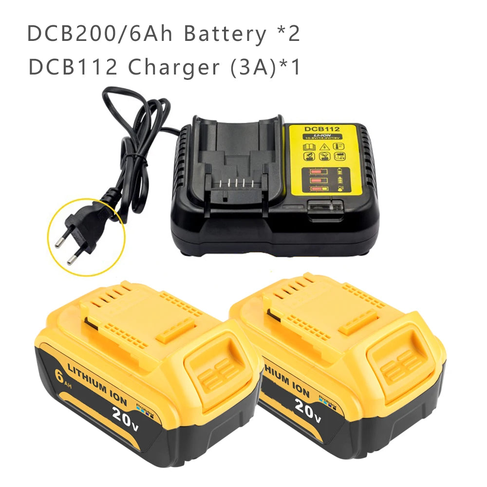 Lithium Replacement Battery for DeWalt Tools DCB184 DCB182 DCB180 DCB181 Battery