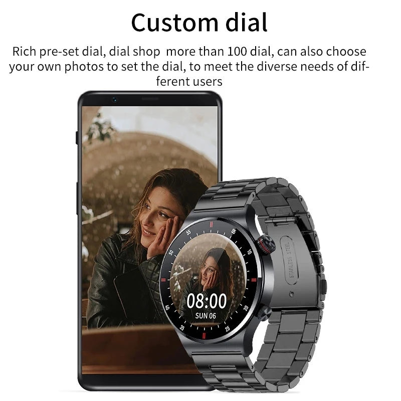 Best Smartwatch with Bluetooth Calling Men Smartwatch Waterproof For Android IOS