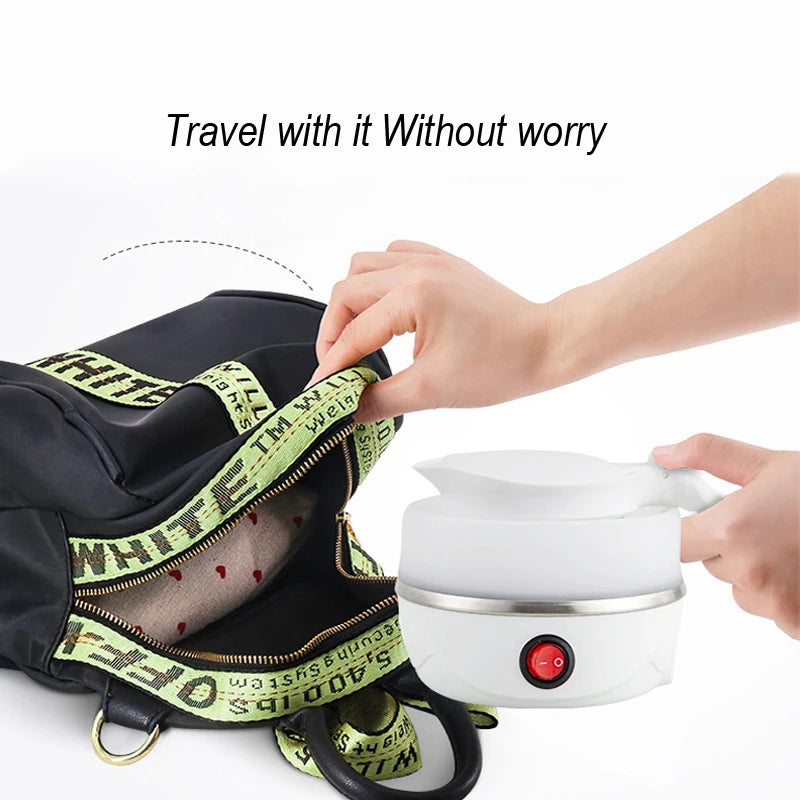 Portable Water Boiler for Travel Electric Portable Boiling Pot Kitchen Appliances Water Kettle