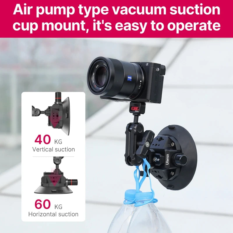 DSLR Camera Car Shooting Accessories Vlog Shoot Tool Car Windshield Mount