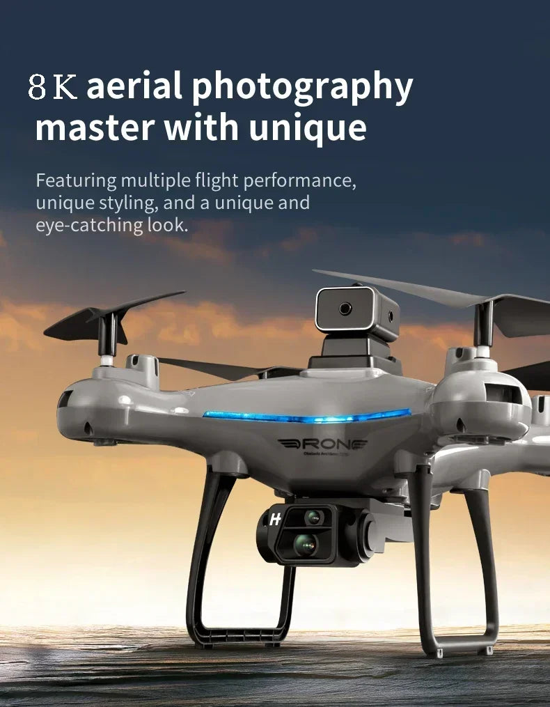 New Drone 8K Dual Camera Drone with Camera and Remote Control RC Aircraft