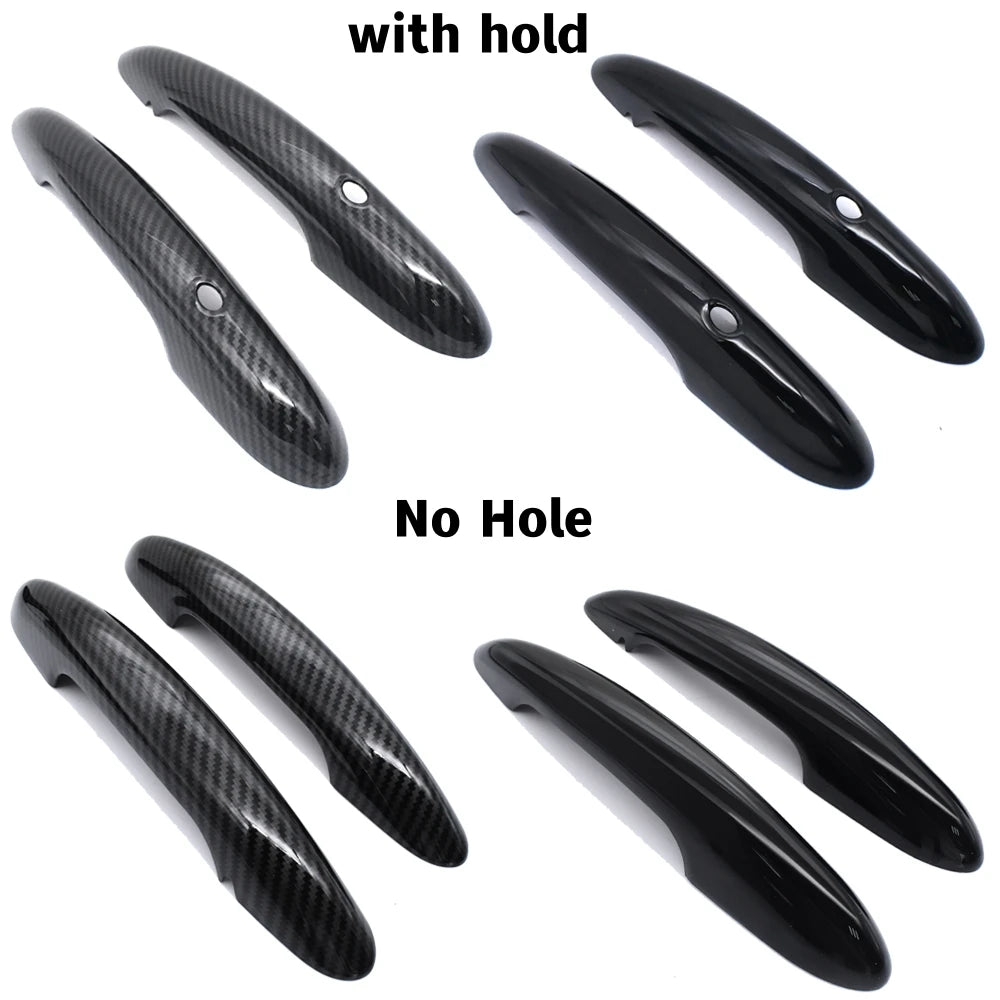 2Pcs Premium Door Handle Cover Sticker Car Styling Exterior Car Accessories For MINI Cooper