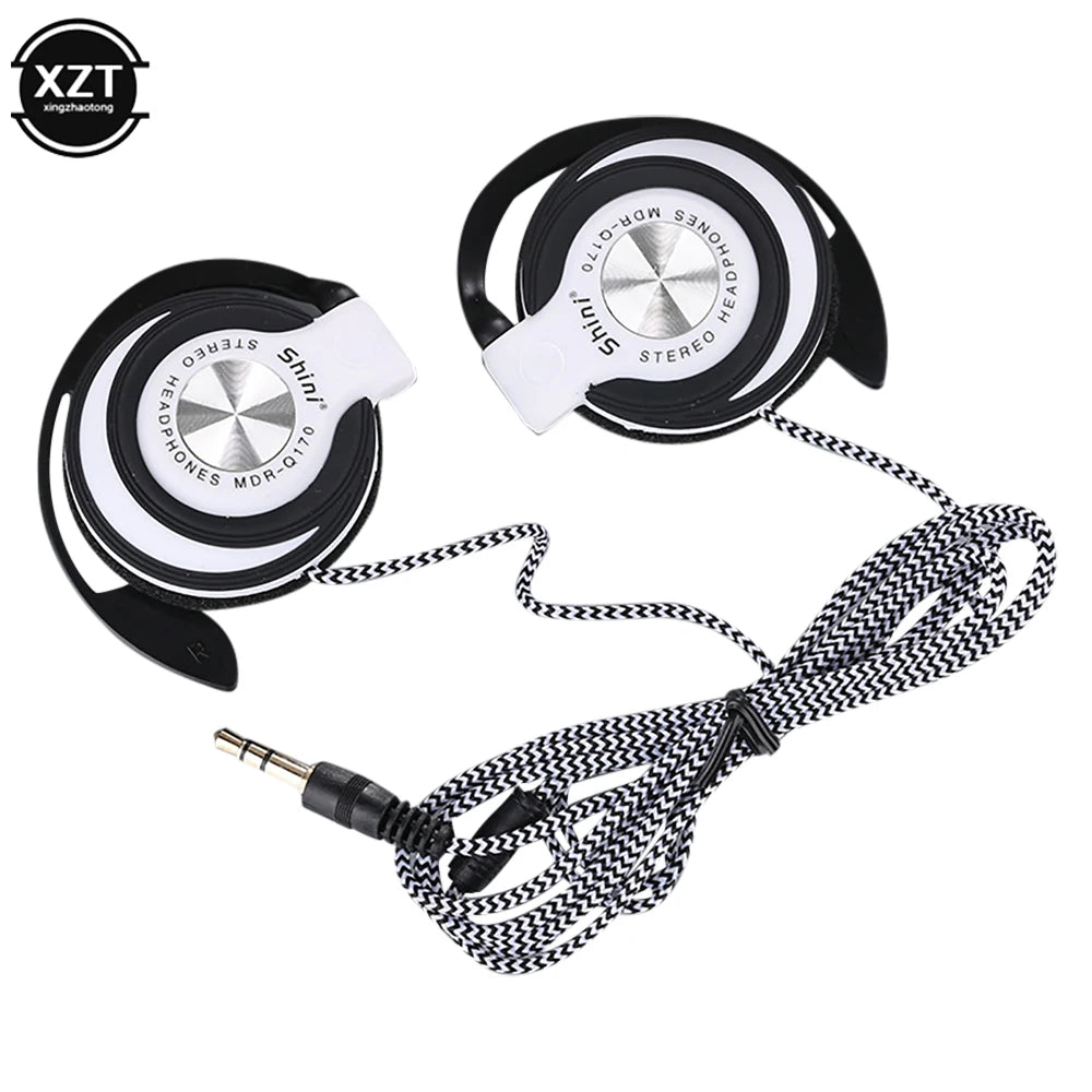 High Quality Wired Headphones Heavy Bass Headset Adjustable Ear hook Earphones