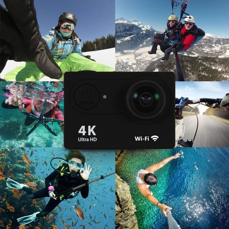 Best Waterproof Action Camera for Underwater 4K/30fps Helmet Video Recording Cameras