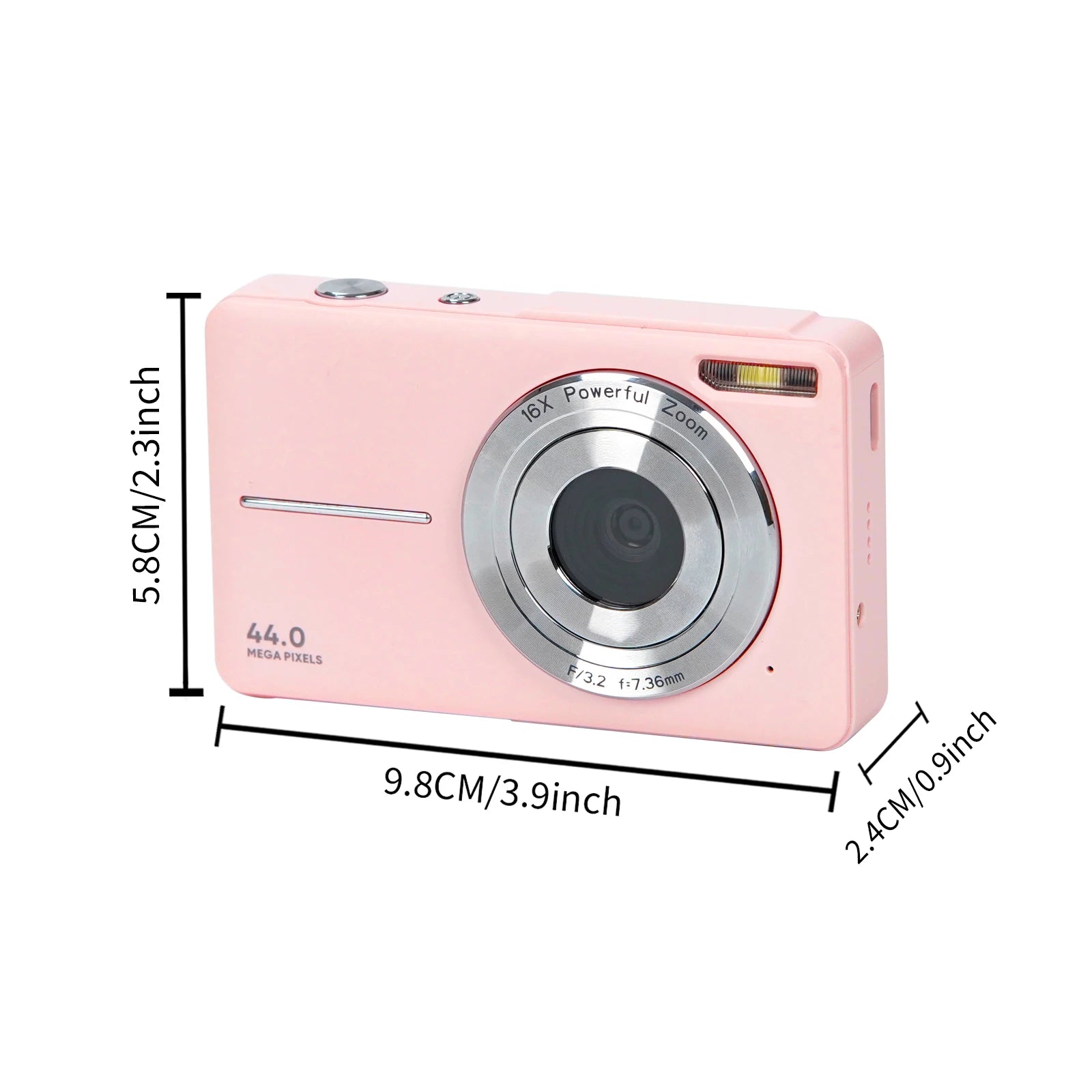 Children's Waterproof Digital Camera 16x Zoom Compact Cameras 1080P