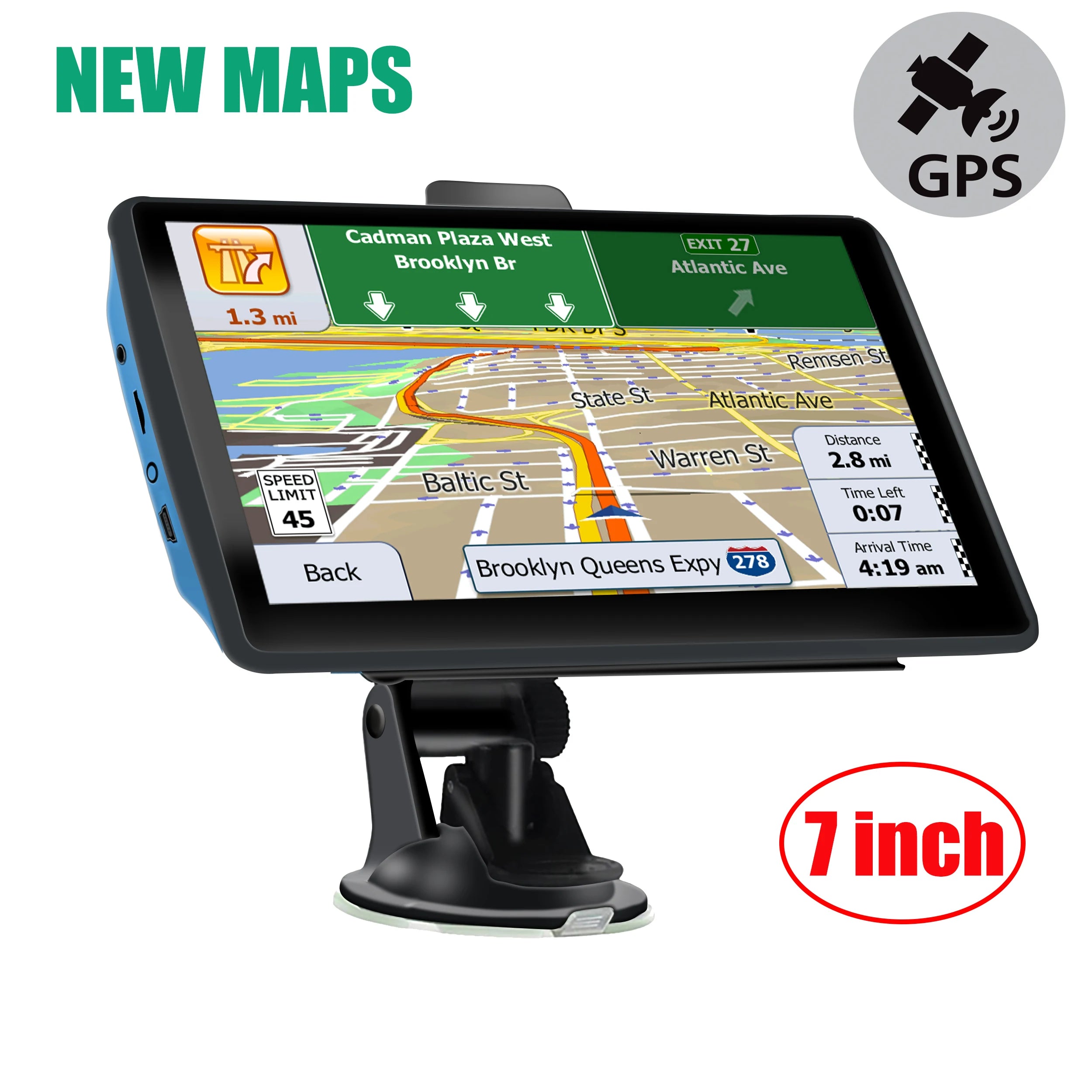 7 Inch Best Rated Truck GPS Navigation for Car Truck SAT Navigator Europe America Map