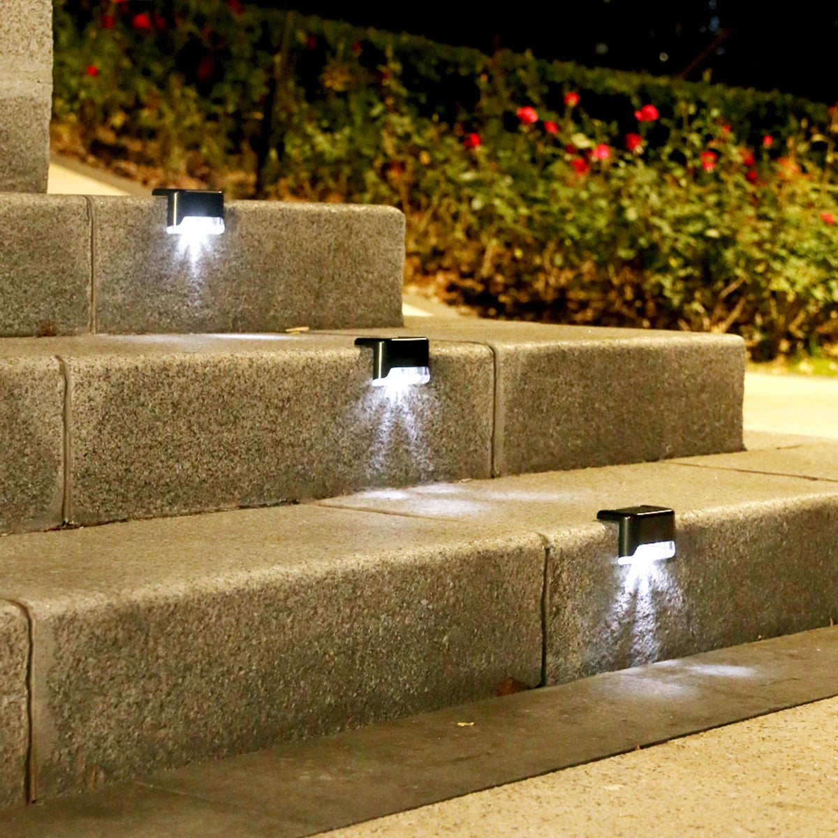 4/8/12/16pcs Solar LED Lights Outdoor Garden Light Deck Lamp