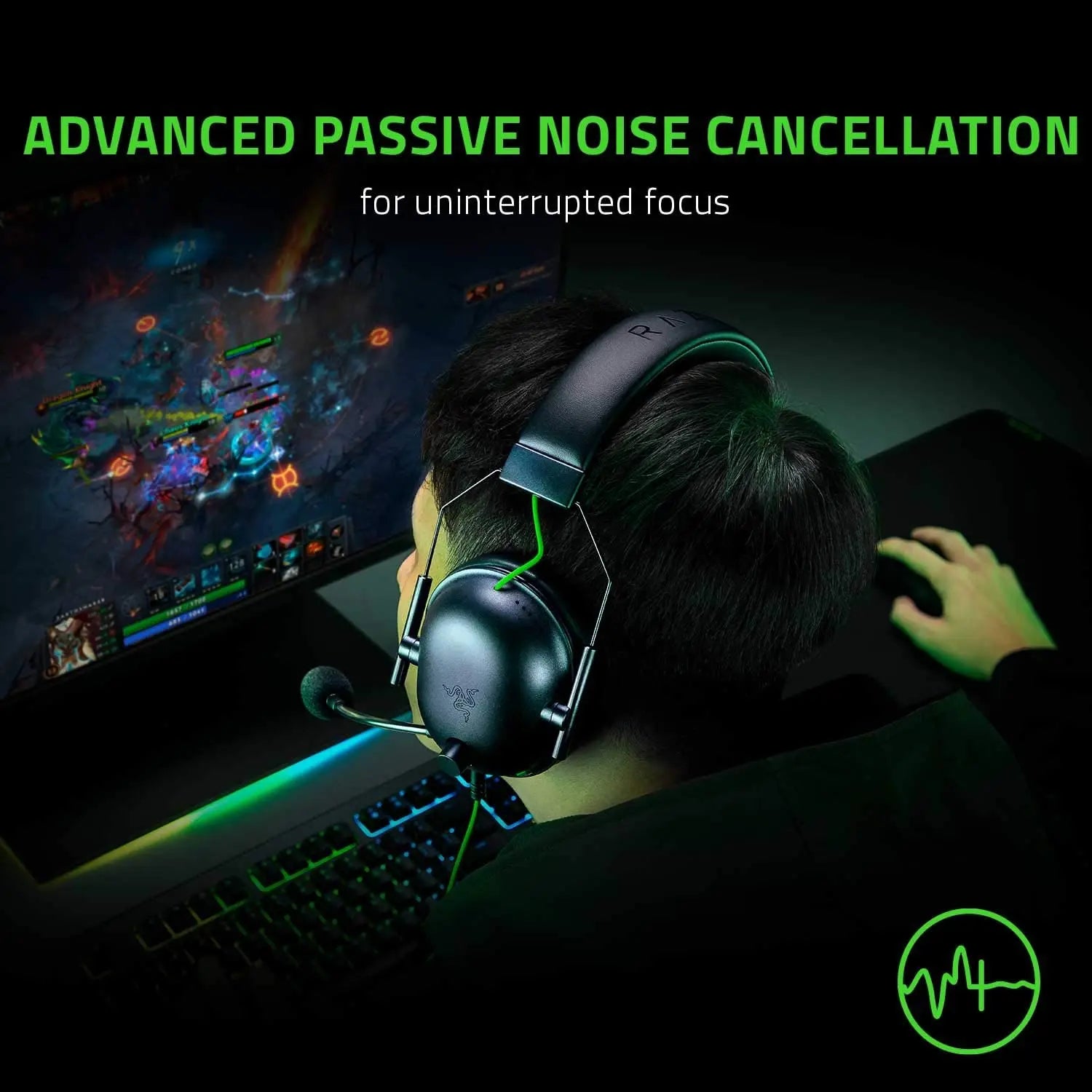 Wireless Bluetooth Headset Noise Cancellation Hyperclear Cardioid Mic for Every Gamer