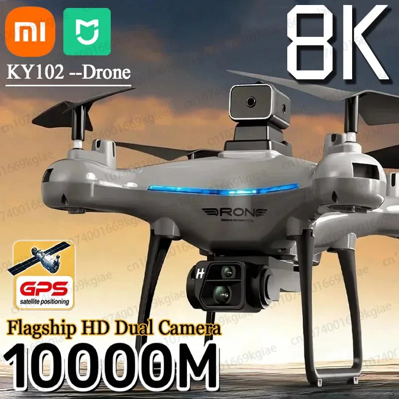 Xiaomi MIJIA KY102 Drone 8K Professional Dual Camera Brushless Quadcopter Obstacle Avoidance Optical Flow Aerial Drone RC 10000M