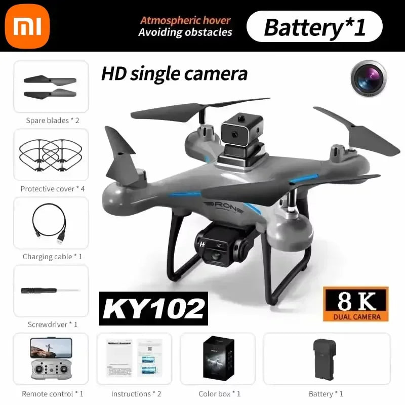 Xiaomi MIJIA KY102 Drone 8K Professional Dual Camera Brushless Quadcopter Obstacle Avoidance Optical Flow Aerial Drone RC 10000M