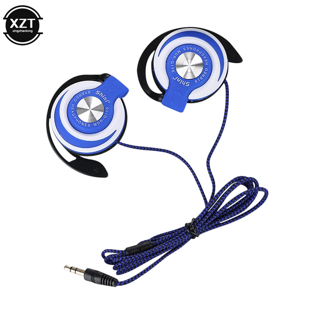 High Quality Wired Headphones Heavy Bass Headset Adjustable Ear hook Earphones