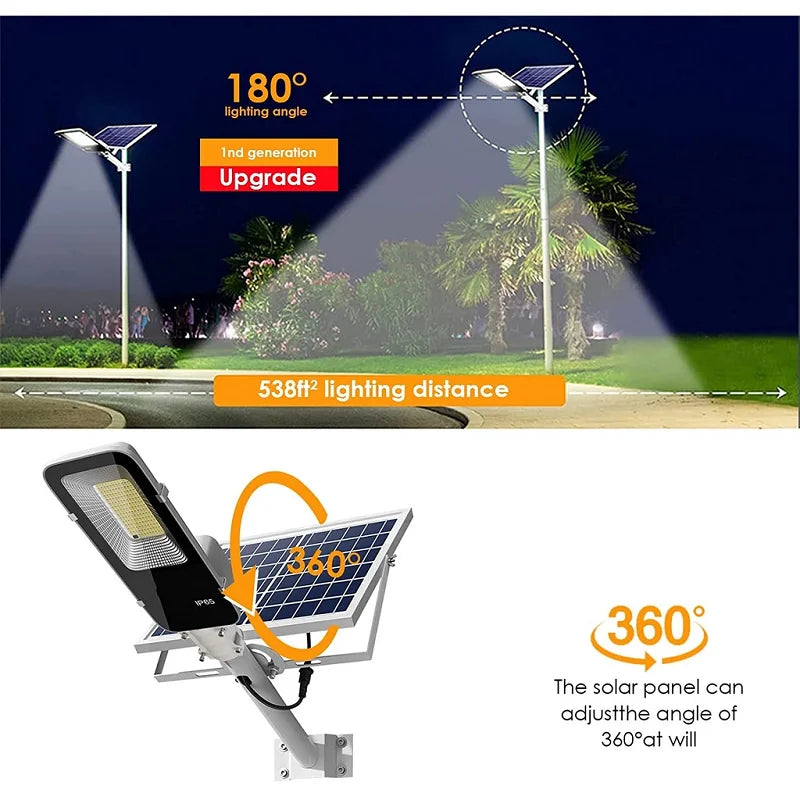 200W Powerful Solar Light Outdoor Solar Waterproof Street Light