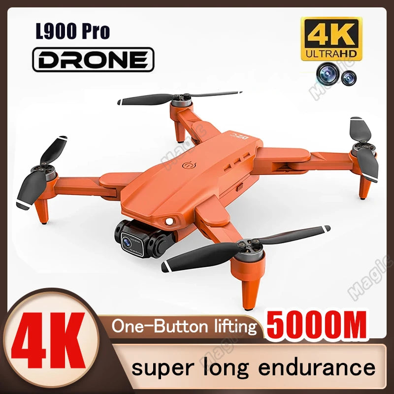 L900 PRO Brushless GPS Folding Drone 4k High Definition Aerial Photography Quadcopter Long Endurance Remote Control Aircraft Toy