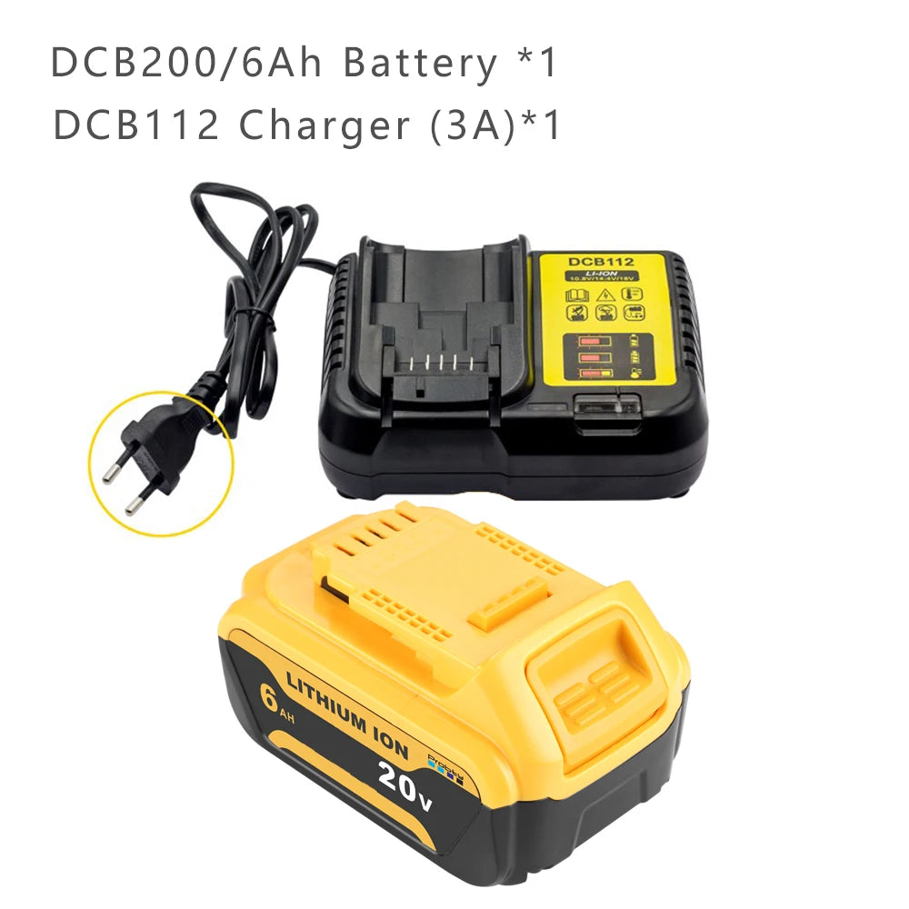 Lithium Replacement Battery for DeWalt Tools DCB184 DCB182 DCB180 DCB181 Battery