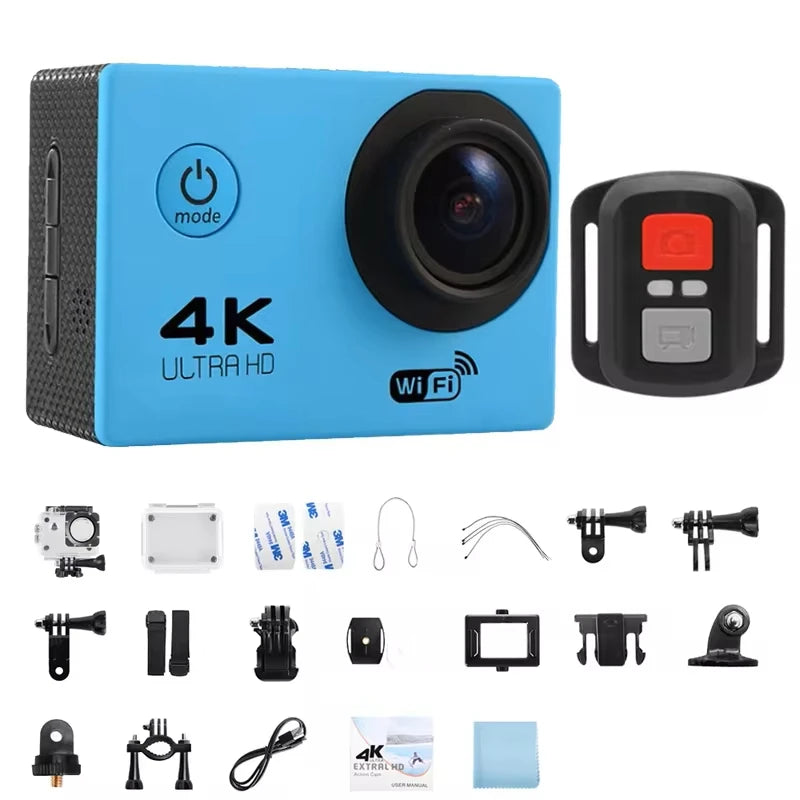 Best Waterproof Action Camera for Underwater 4K/30fps Helmet Video Recording Cameras