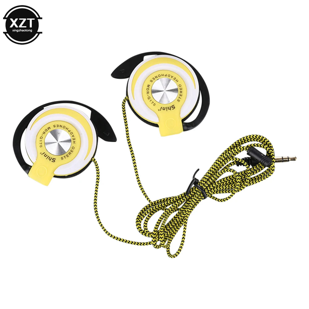 High Quality Wired Headphones Heavy Bass Headset Adjustable Ear hook Earphones