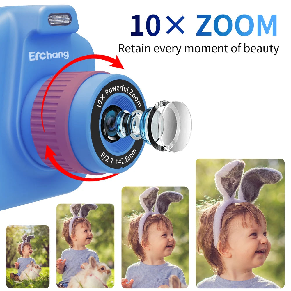 Children‘s Instant Printing Camera Kid Selfie Camera Kids Digital Photo Camera Video