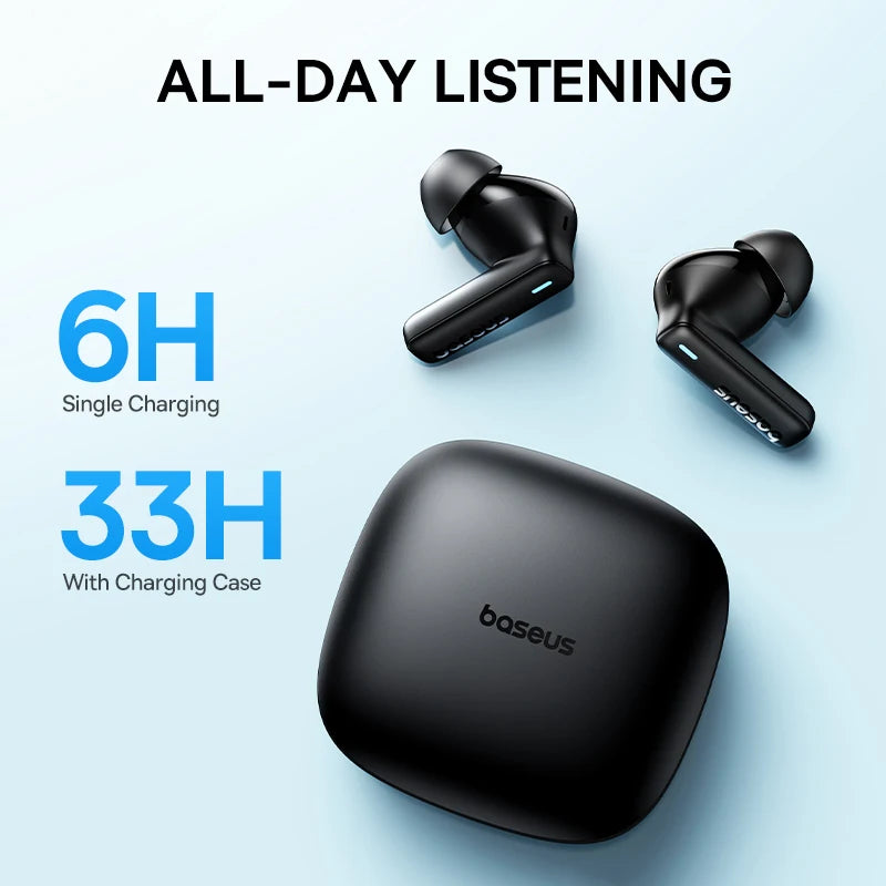 Wireless Earphones Bluetooth Waterproof Earbuds 33Hrs Battery Life Headphones