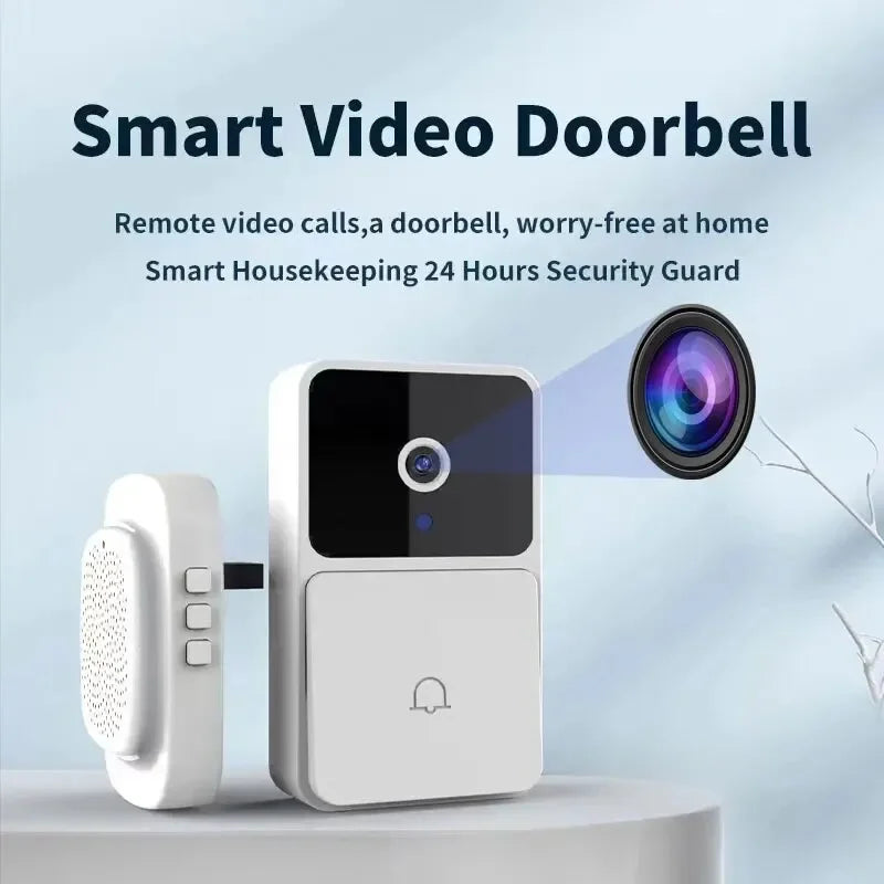 WiFi Video Doorbell Camera Wireless Night Vision Smart Home Doorbell Security Alerts