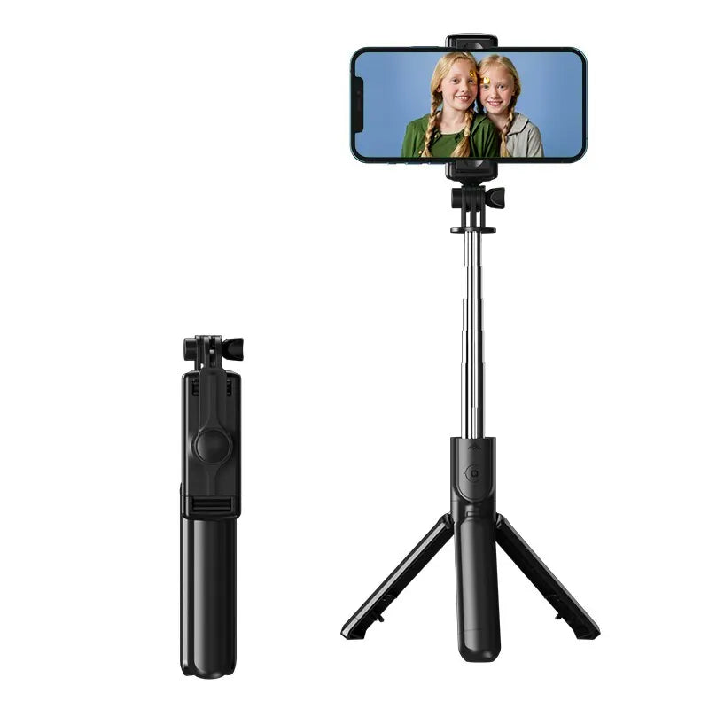 Bluetooth Wireless Selfie Stick Mini Tripod Extendable Remote Shutter For Phone Holder