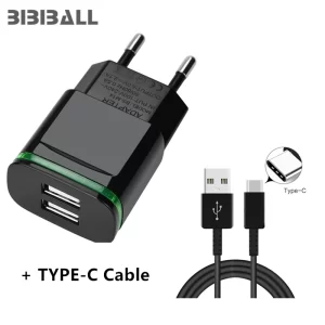 USB C 3.1 Fast Charger USB + 5V 2.1A LED adapter for Lenovo Yoga Tab 3 Plus 10.1 Tablet Honor 9 V9 Play V10 V8 Honor 8 9 Magic