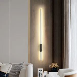 Minimalist Long Led Black Wall Lights Indoor Decoracion Bedroom Bedside Wall Lamps Stairway Hallways Modern Home Interior Sconce