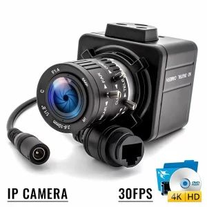 WGWK 4K IP Camera 8MP 30FPS CMOS IMX415 POE48V High Quality CS Mount 3.6-10mm 5-50mm Varifocal Zoom Lens CCTV Industrial Webcam