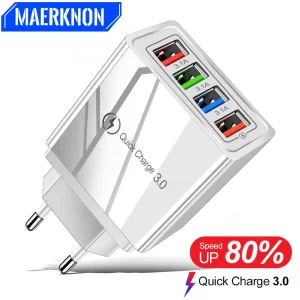 USB US EU Charger Quick Charge QC 3.0 Universal Mobile Phone Charger Wall Fast Charging Adapter For iPhone Samsung Xiaomi