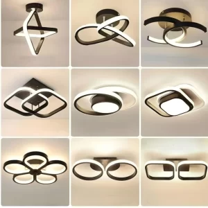 LED Strip Aisle Ceiling Lights 3 colors Minimalist Living Room Lamps For Balcony Entrance Staircase Home Decor Fixtures 90-260V